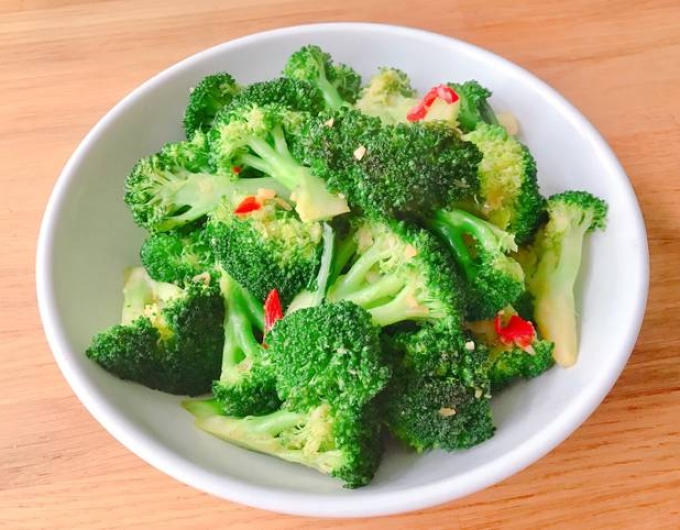 Bông Cải  Cháy Tỏi 
