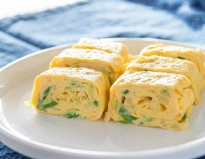 Trứng Chiên Hành Lá/Hành Tây 