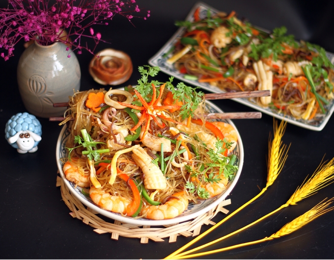 Miến Xào Hải Sản 