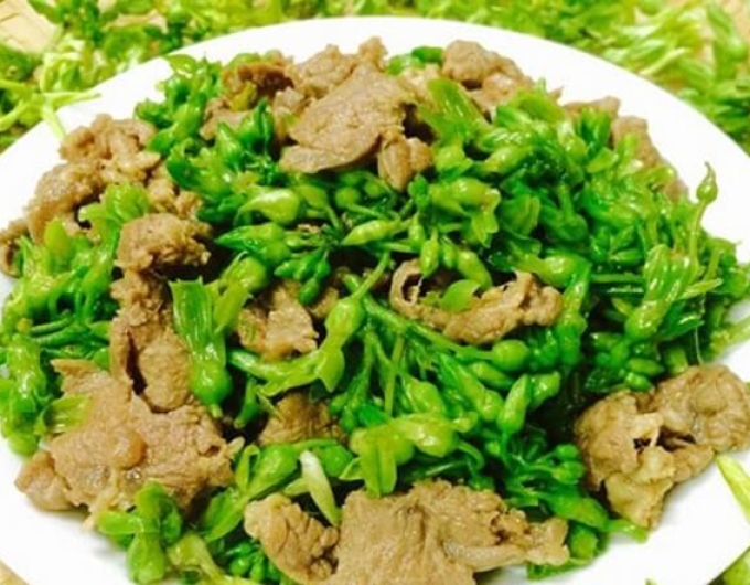 Thịt bò xào thiên lý