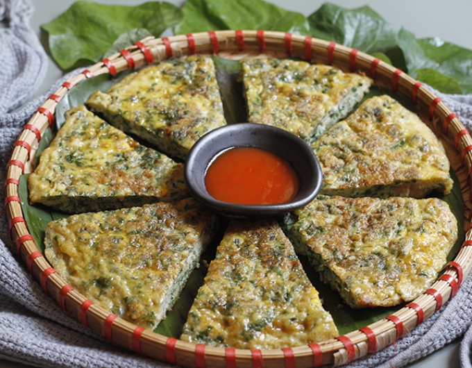 Trứng Chiên Lá Mơ 